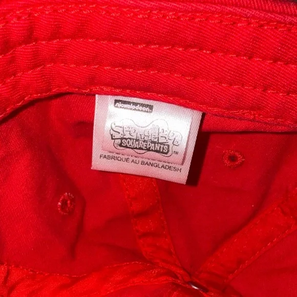 SpongeBob Squarepants Red Krusty Krab Hat - Picture 9 of 9